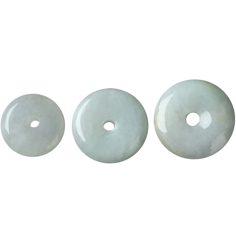 Jade safety buckle spacer loose beads jade accessories handmade diy antique jewelry accessories bracelet earrings pendant batch.