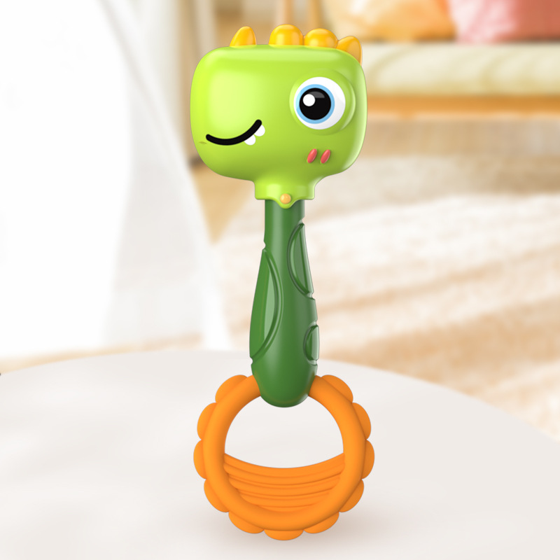 Cartoon Maracas Baby Early Education Toys Kidsren Can Chew Teether Rattle Baby Grasp Hearing Training Can Be Boiled