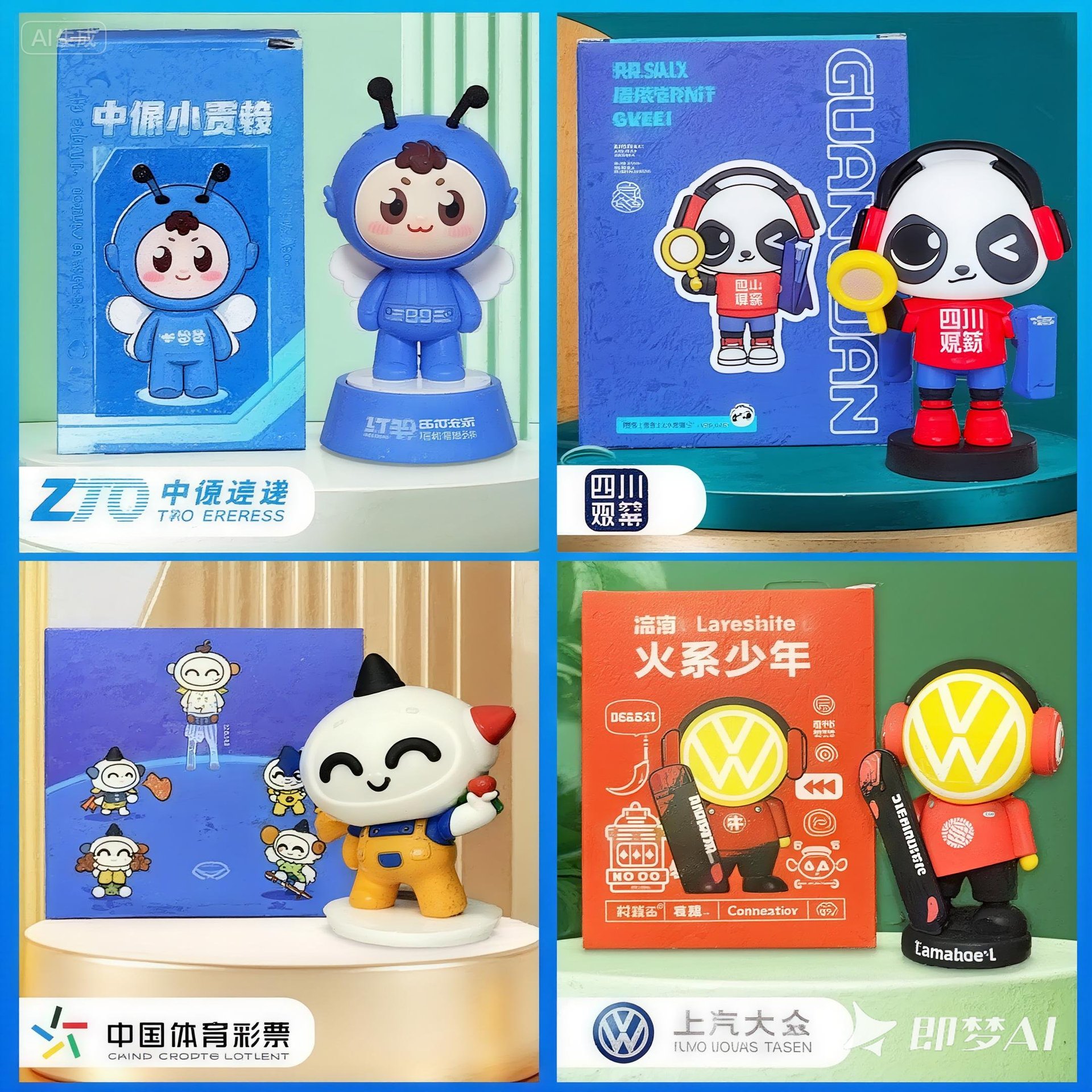 Custom Pvc Blind Box Figures, Custom 3D Resin Figures, Custom Resin Ornaments, Trendy Figurines, Custom Designs from Provided Images or Samples, Ip Licensed