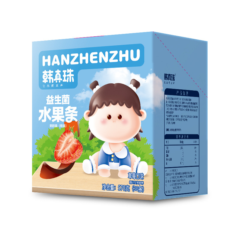 (June 25) Han Zhenzhu Snack Fruit Bars 19G/Piece Fresh Fruit Added Fruit Pulp Cake Fruit Strips
