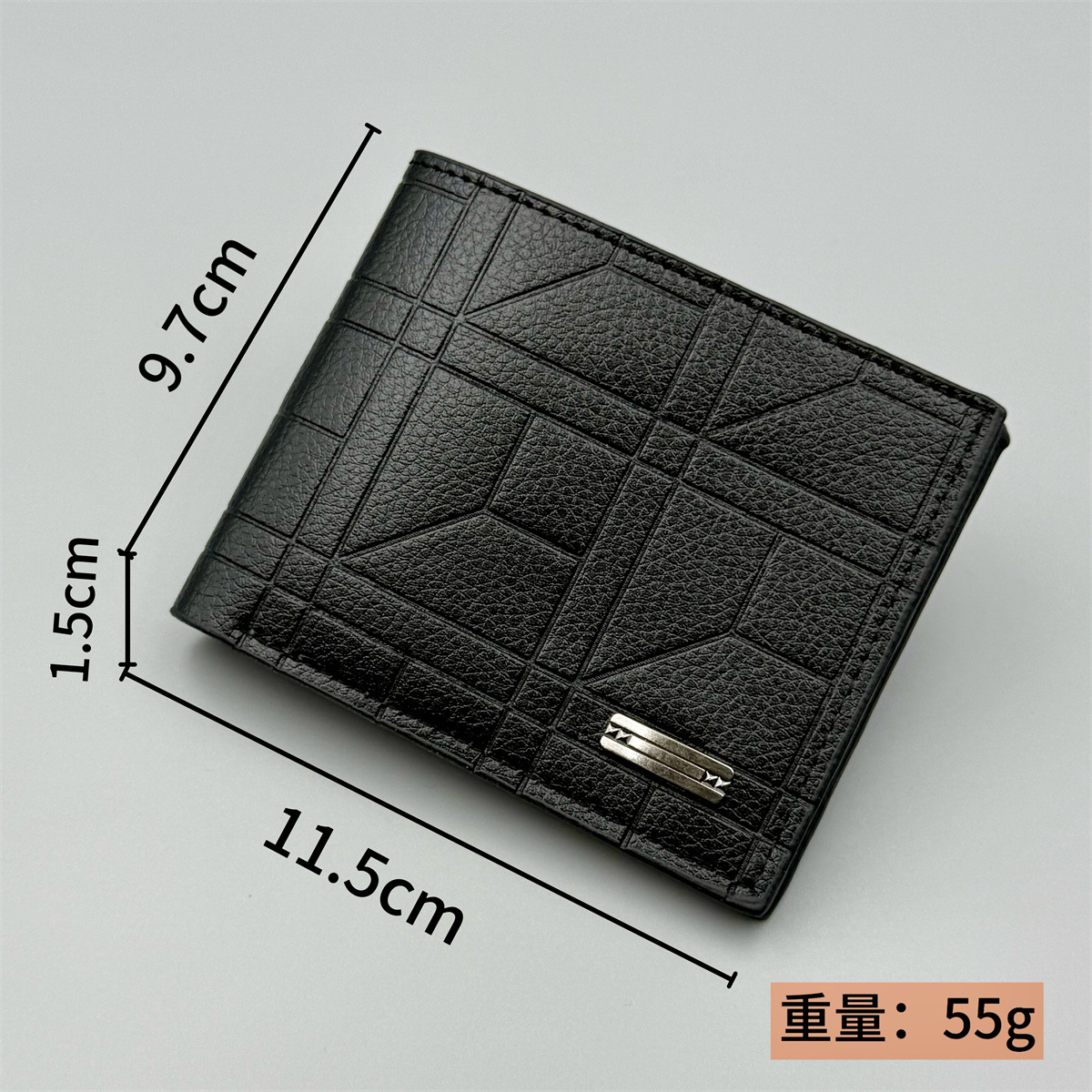 New Cross-Border Men's Wallet, High-End, Large-Capacity, Ultra-Light, Fashionable Wallet, Amazon Hot Product, Ready-Made Manufacturer
