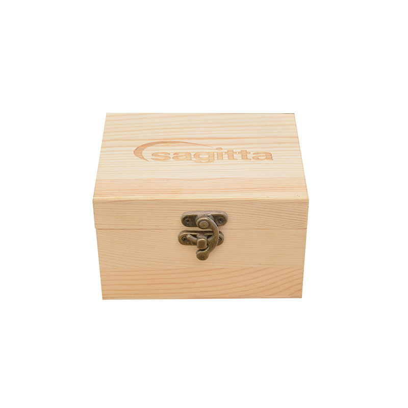 Simple rectangular storage wooden box packaging gift storage jewelry box flip hand gift diy storage box