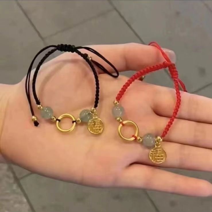 [Explosive couple's hand rope collection] new Chinese hand-woven rope string bracelet design fashion gift for girlfriend