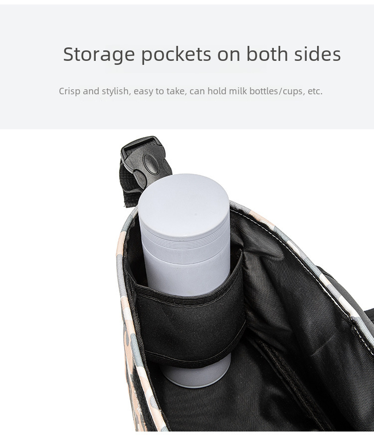 Spot wholesale Oxford cloth baby stroller bag diaper bag mummy bag multi-purpose storage bag cross-border