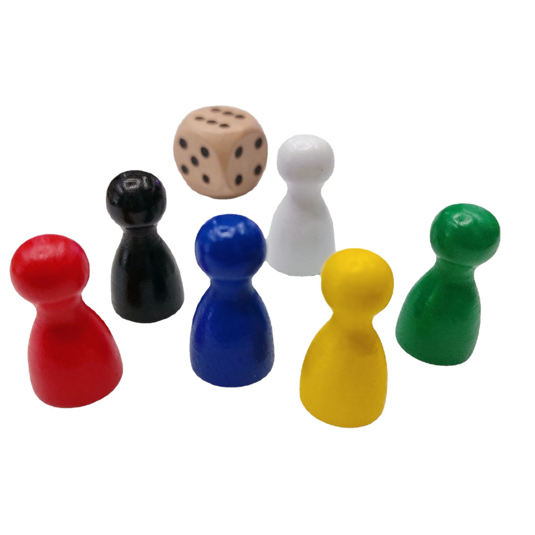 Youheng Wooden Chess Wooden Dice Chess Set Humanoid Chess Board Game Accessories Wooden Checkers Flying Spot
