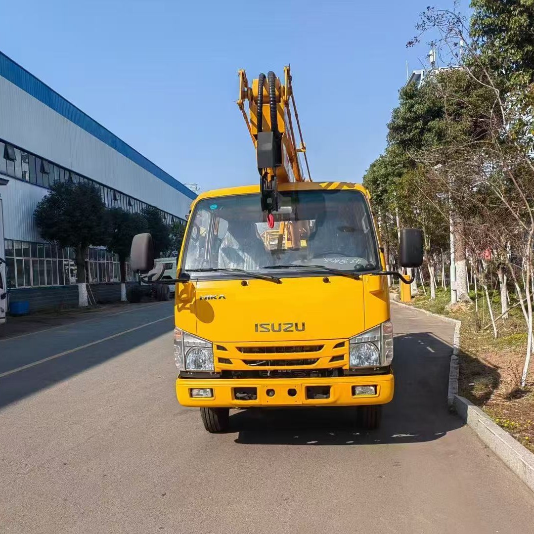 Цинлин Исузу 17.5м подъемник для высотных работ, Исузу 115л.с., подъемник со складывающейся стрелой