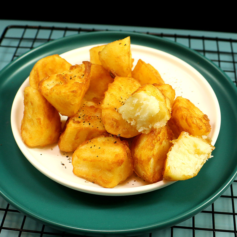 Santong Wanfu crispy potato frozen semi-finished products Full box wholesale factory delivery night market stall fried snacks