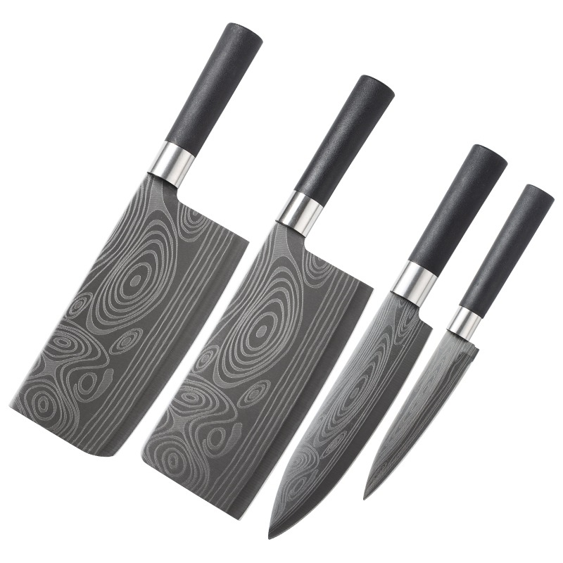 Yangjiang Cutter suit Damascus Household Sharp Chef Cutting Meat Slice Stainless Steel Chopper Chopper Super Fast