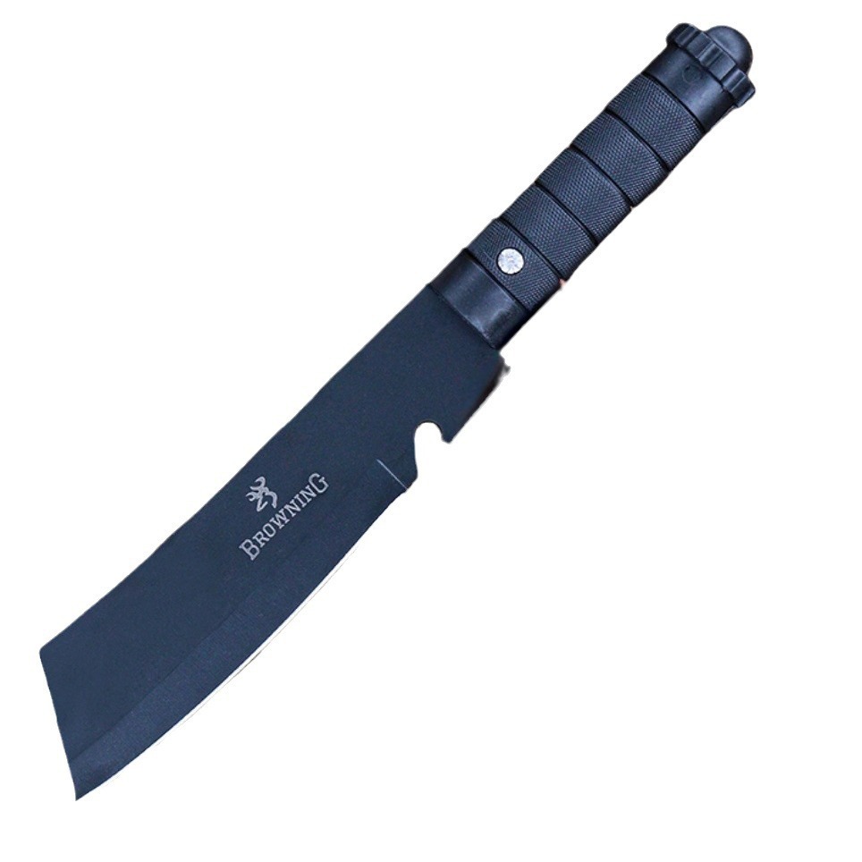 Outdoor Camping Defense Special Battle Field Straight Knife Sharp Meat Cutting Knife Multifunctional High Hardness Wilderness Survival Special Knife
