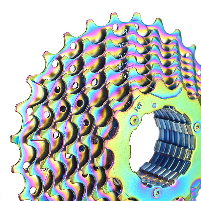 VG SPORTS Mountain Road Bike Lightweight Wear-resistant Flywheel 8/9/10/11/12 Speed Colorful Colorful