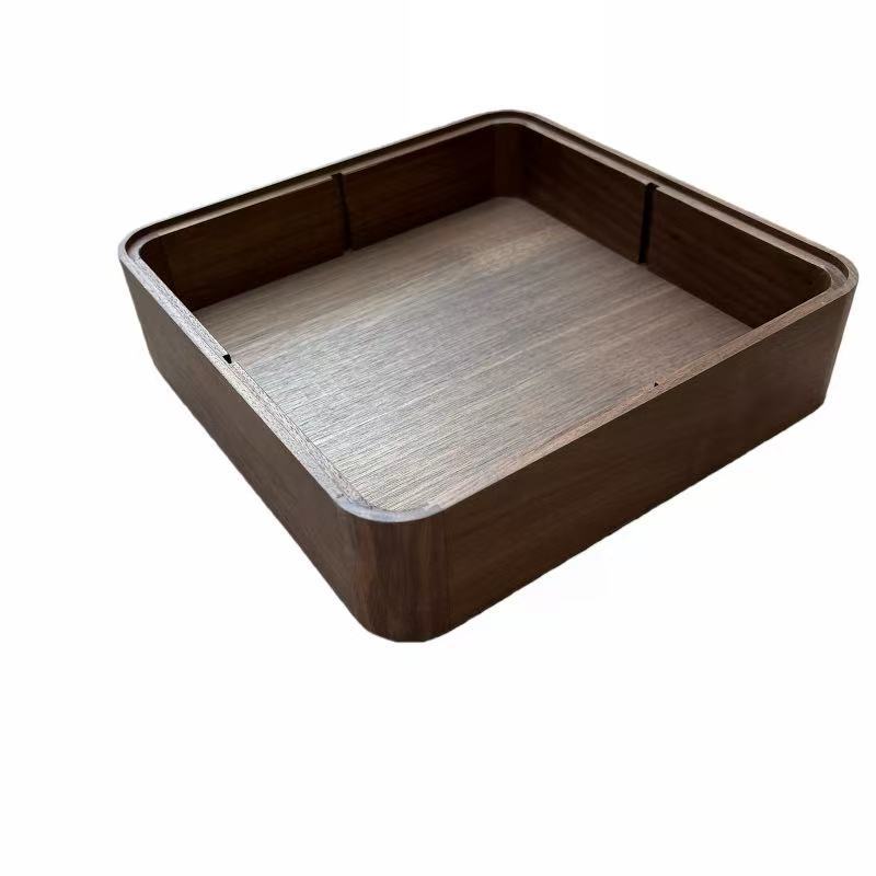 Black Walnut Frame Wooden Box and Wooden Tray Production. the Corner Strength Is High and the Bottom Is Equipped with Slots That Can Be Stacked Together