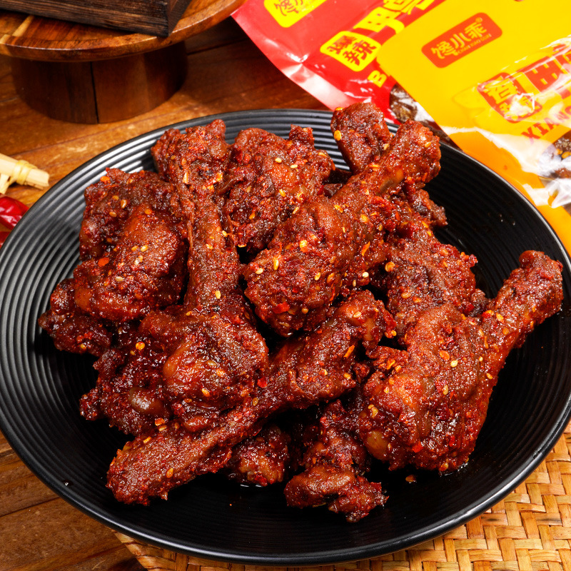 Fresh short sauced spicy spicy duck wing root marinated snack