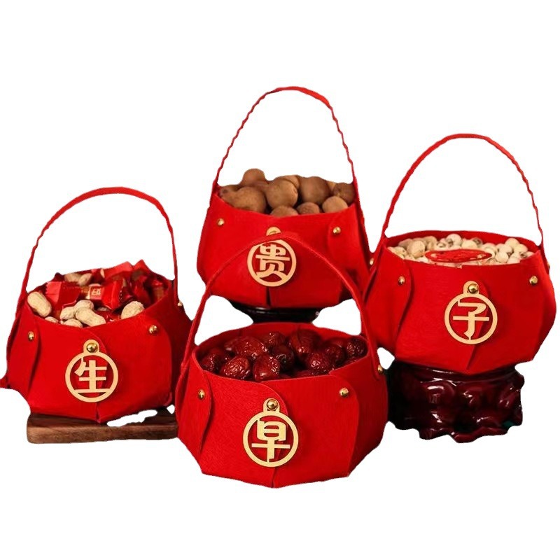 Early birth of your child mold portable basket pressure bed ornaments template for men and women wedding decoration products dried fruit combination