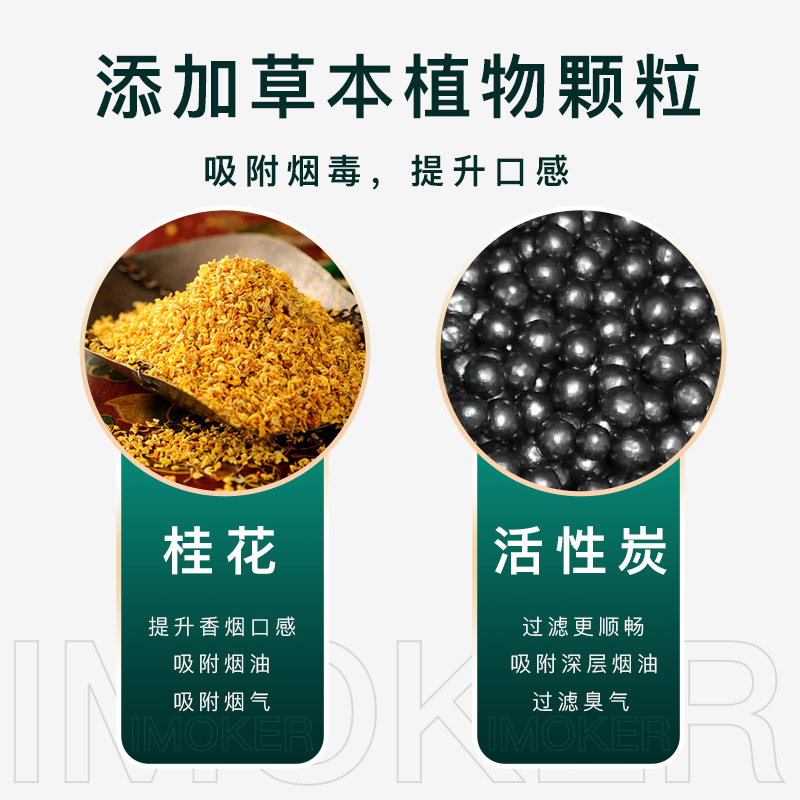 Genuine Filter Cigarette Holder Disposable Cigarette Tar Filter Coarse Medium Fine Three-use Men's Cigarette Filter