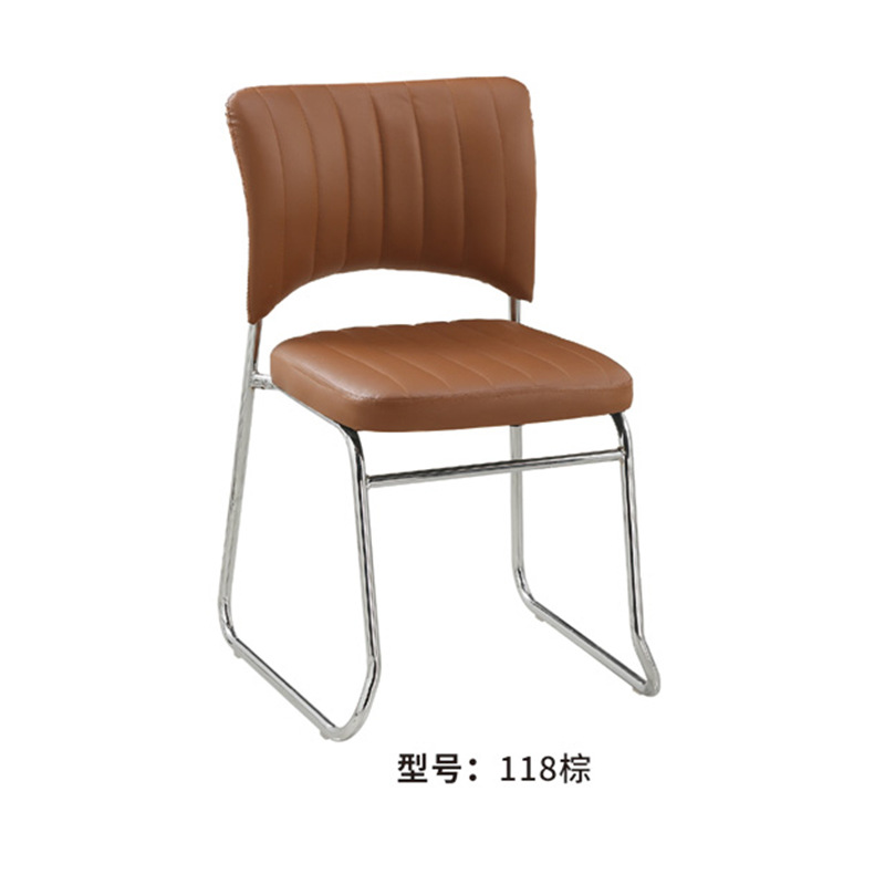 Office Chair Comfortable Meeting Chair Dormitory Bow Mahjong Chair Sedentary Stackable Computer Chair Home Backrest Chair