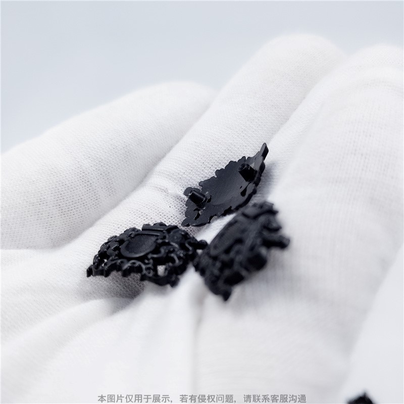 Heel and Upper Multi-Purpose Accessories, Metal Shoe Accessories, Matte Electroplating Color, Curved Face Process