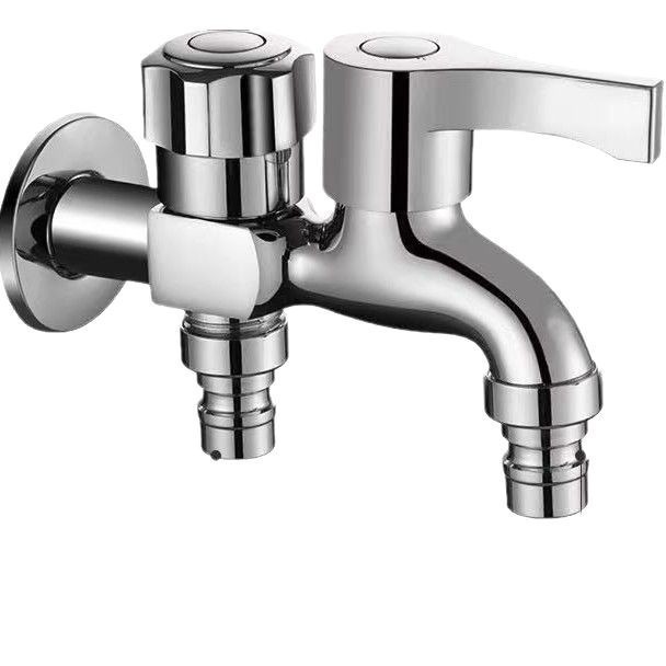 Multi-functional dual-use faucet thickened one-in-two-out integrated dual-outlet washing machine dedicated automatic dual-control