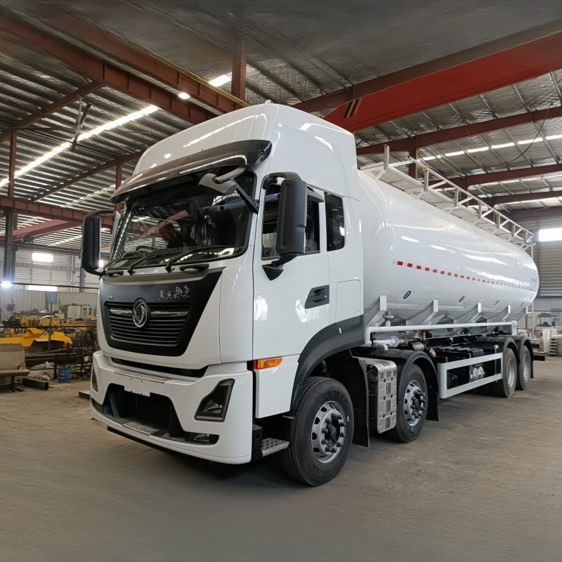 Flour Lime Powder Ash Chicken Feed Transport Truck Pig Feed Transport Truck Pressure Truck Powder and Granular Material Transportation