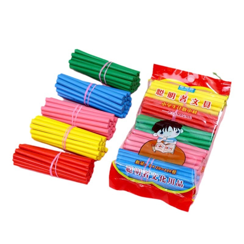 Children's Counting Stick Small Wooden Stick First Grade Primary School Students Arithmetic Stick Number Stick Mathematics Stick Counting Stick Learning Tools
