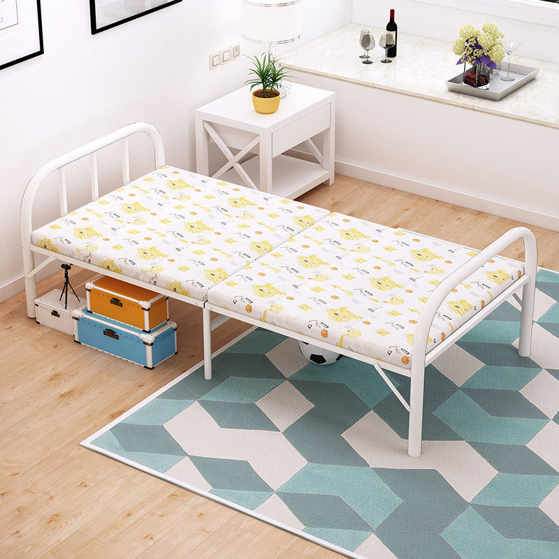 Lunch Break Foldableing Bed Single Bed Home Double Bed Office Lunch Break Bed Simple Bed Companion Bed Portable Hard Bed