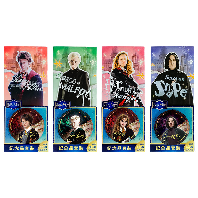 Authentic Harry Potter Character Merchandise: Postcards, Tickets, Bookmarks, Souvenirs, Ticket Holder Set, Hermione, Harry