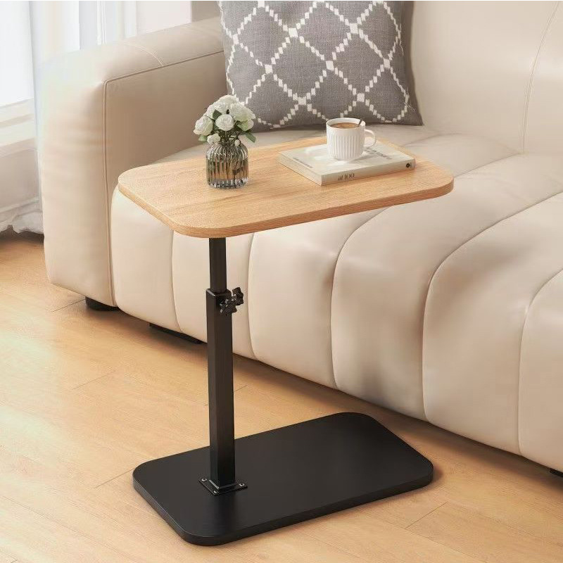 Household Living Room Sofa C- shaped Lifting Table Simple Storage Small Apartment Corner Table Bedroom Bedside Bedside Table
