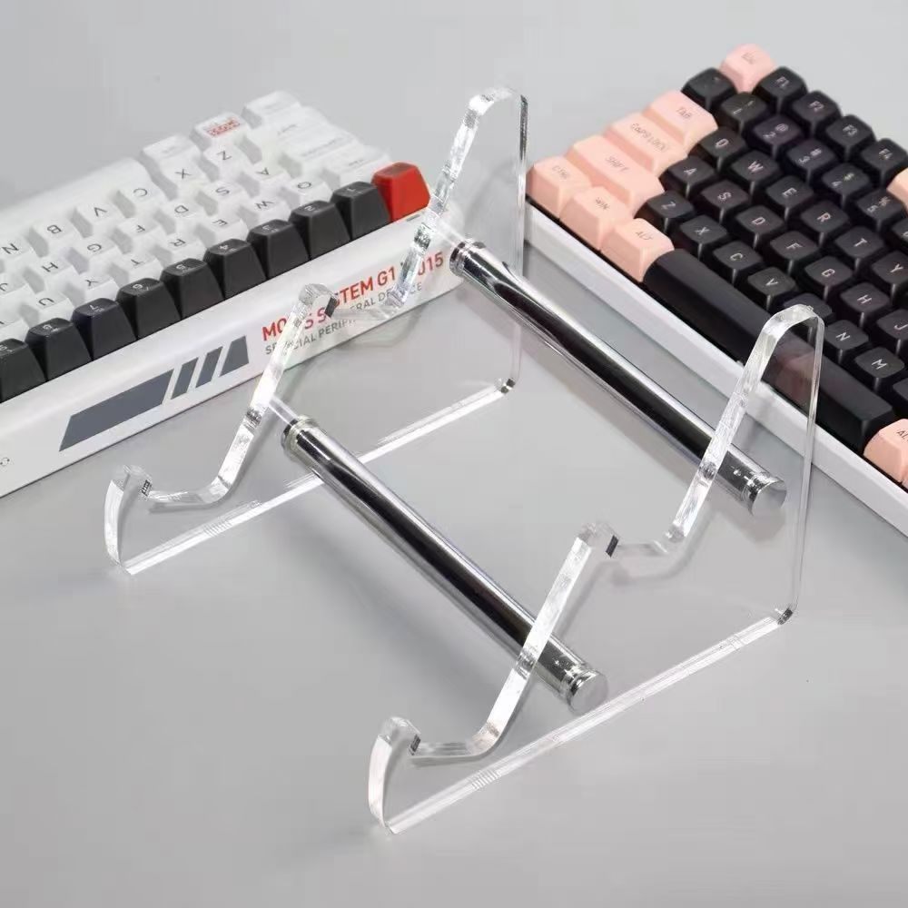 Acrylic Gaming Keyboard Stand Convenient Disassembly Stand Desktop Tray Elevated Computer Mechanical Keyboard Display Stand