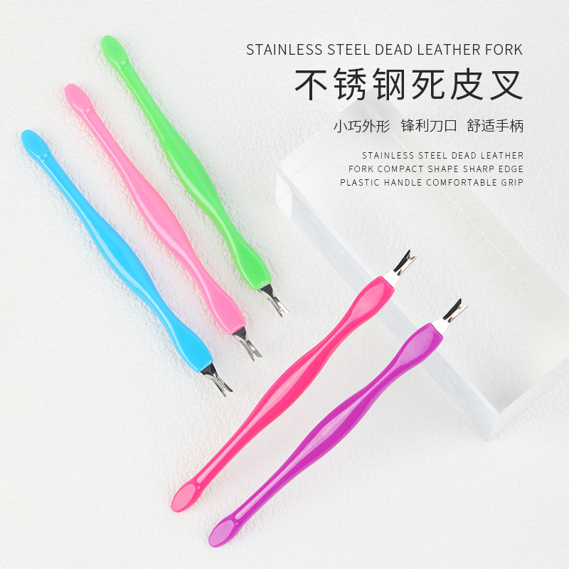 Инструмент для ухода за ногтями, ложка для кутикулы, эксфолиатор мертвой кожи, инструмент для ремонта ногтей