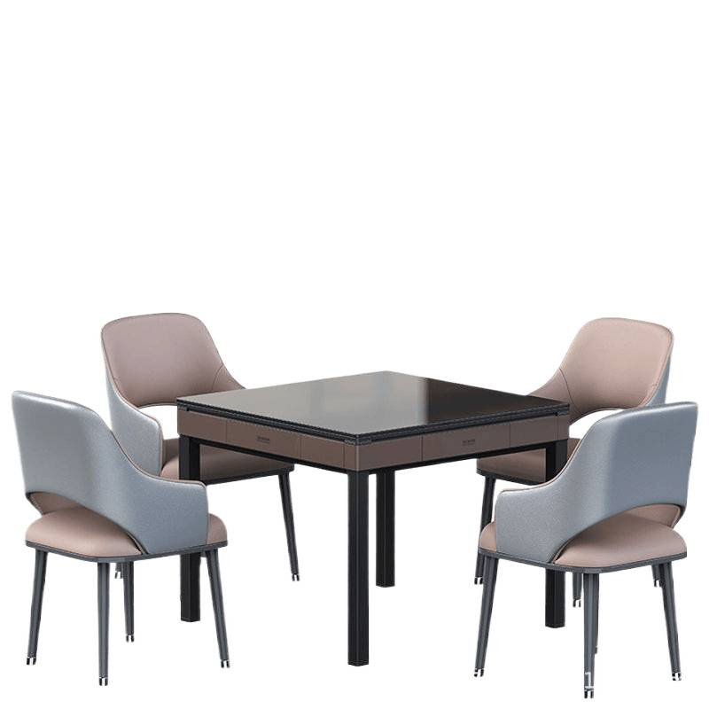 Hot Selling Ultra-Thin Rotor Roller Coaster Mahjong Machine Fully Automatic Home Folding Dining Table Integrated Smart Silent Mahjong