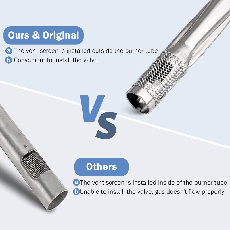 Amazon explosions Weber60041 gas grill 304 stainless steel pipe for Grill burner Q200