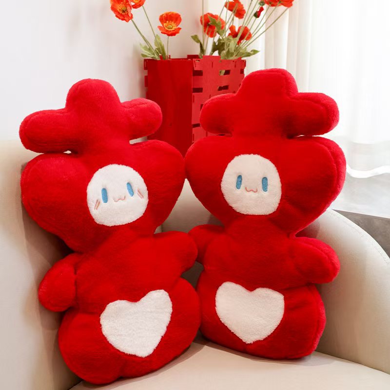 A Pair of Bed Dolls with Wedding Words, Pillows, Dolls, Wedding Dolls, Wedding Room Decoration Supplies, Wedding Gifts for the Newlyweds