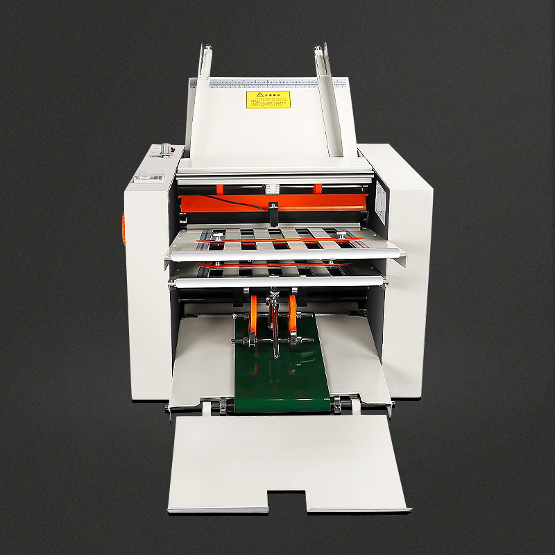 Ze-8B/4 Small Desktop Automatic 60% off Plate Folding Machine A3 Paper Manual Color Page Folding Machine for Folding Manuals