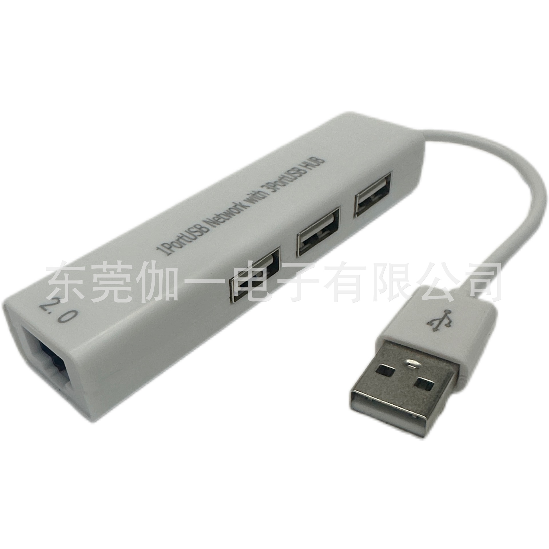 Cross-border type-c 100 megabit network card USB docking station usb2.0 network card USB 100 megabit network card RJ45 HUB