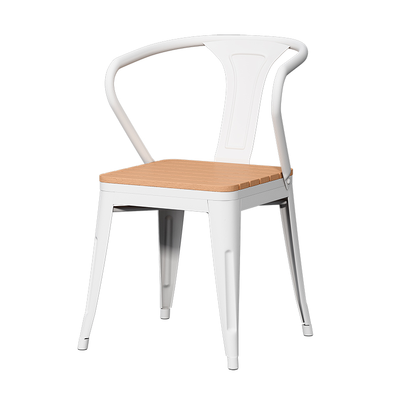 Casual Outdoor Outdoor Tables and Chairs Square Courtyard Garden Balcony Antiseptic Plastic Wood Leisure Bar Cafe House