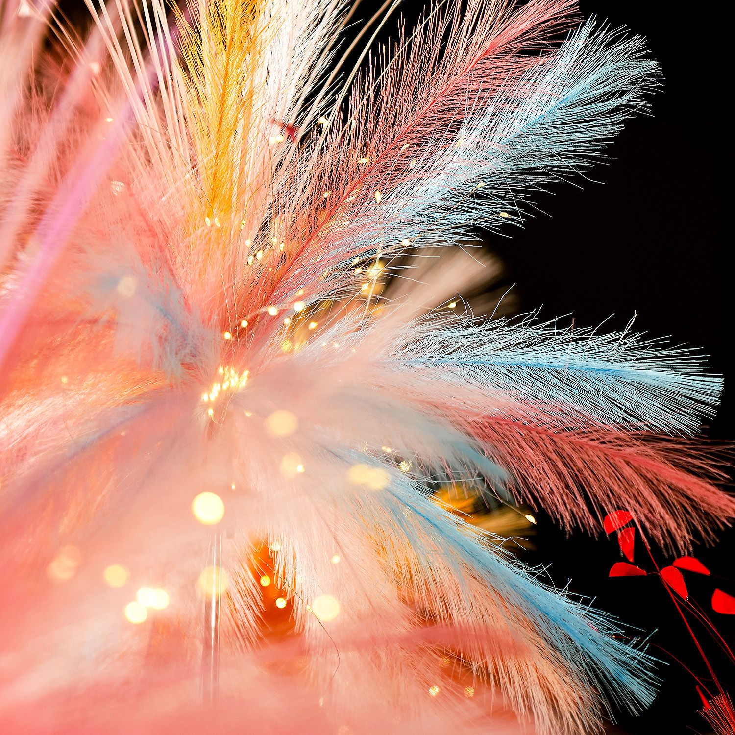 New Year Decoration 2026 New DIY Festive Fireworks Artificial Flowers Creative Road Scene Atmosphere Decoration Ornaments