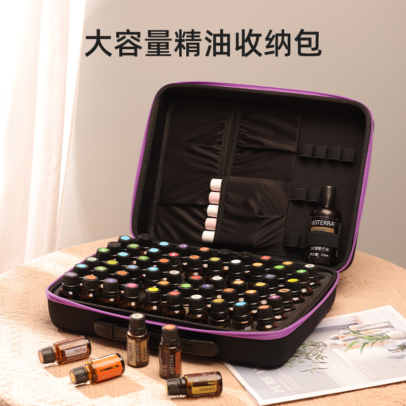 Сумка для хранения эфирных масел, 15 мест, портативная, большая емкость, противоударная, для шариковых флаконов