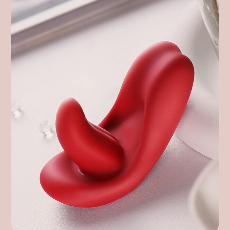 Tongue Licking Wearable Dual Motor Strong Vibration Outdoor Wearable Sex Vibrator Flirting Masturbation Device Multi-Frequency Vibration Adult Products