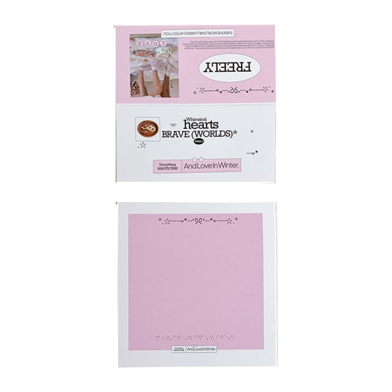 Original ins card head card back packaging bottom card Korean packaging out card protection jewelry baking gift packaging card