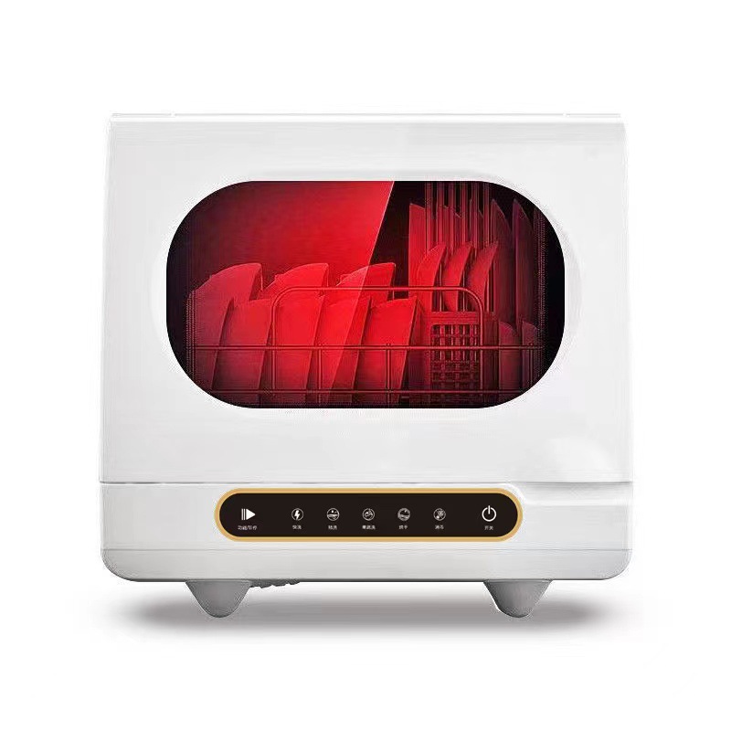 Manufacturer's new desktop dishwasher household intelligent multi-function installation-free cleaning drying disinfection automatic dishwasher