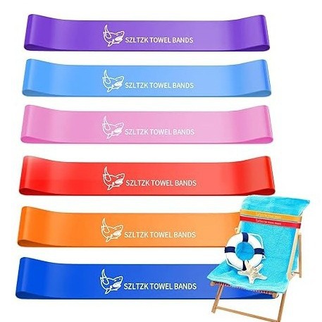 Cross-border hot sale elastic silicone tape beach chair strap 30 60CM trash can silicone strap rope factory wholesale
