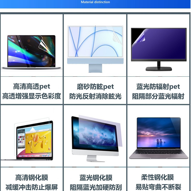 For Huawei 142024 Notebook Screen Protector matebook14S LCD Film Tempered Film Glory