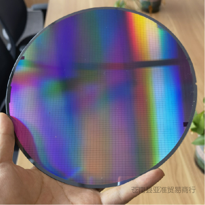 Tsmc Cpu Wafer Фотолитография Чип Scrap Кремниевый Вафель Обучение Тест