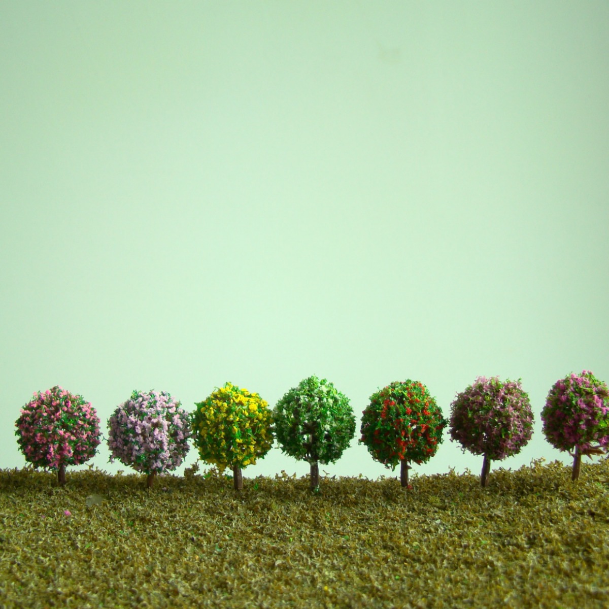 Sand Table Building Model Tree Micro Landscape Ecological Bottled Jewelry Mini Flower Ball Color Flower Ball Mixed Color