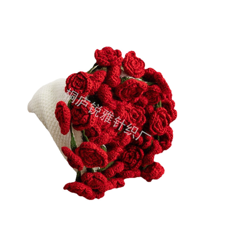 Finished Rose Bouquet Blanket, Nap Blanket, Valentine's Day Gift for Girlfriend, 99 Flower Blanket, Rose Blanket