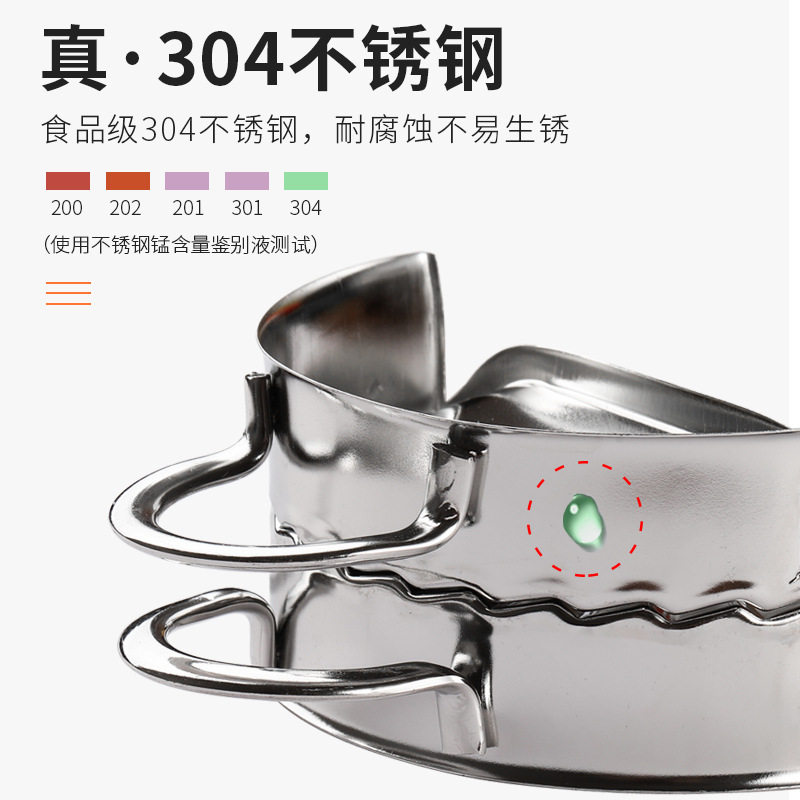 Manufacturer 304 Stainless Steel Dumpling Mold Dumpling Maker Dumpling Clip Dumpling Mold Dumpling Wrapper Mold