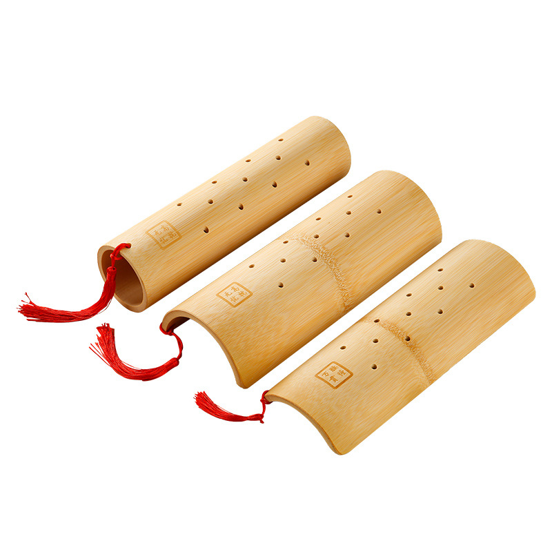 Shake the same natural bamboo pillow U-shaped cervical pillow hard pillow adult semi-circular cervical lumbar pillow factory wholesale