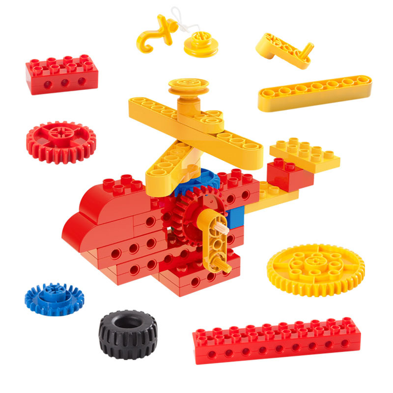 Compatible with Lego 9656 Teaching Aids Mechanical Set Large Particle Building Blocks Gear Bulk Parts Toy Assembly Teaching Aids