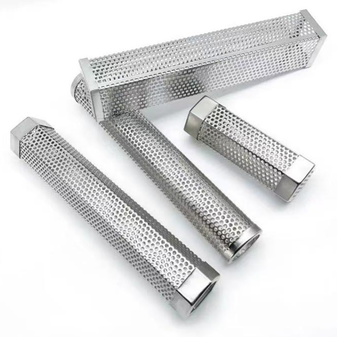The Factory Produces 304 Stainless Steel Smoking Pipes That Are Suitable for Any Grill or Smoker, Both Hot and Cold