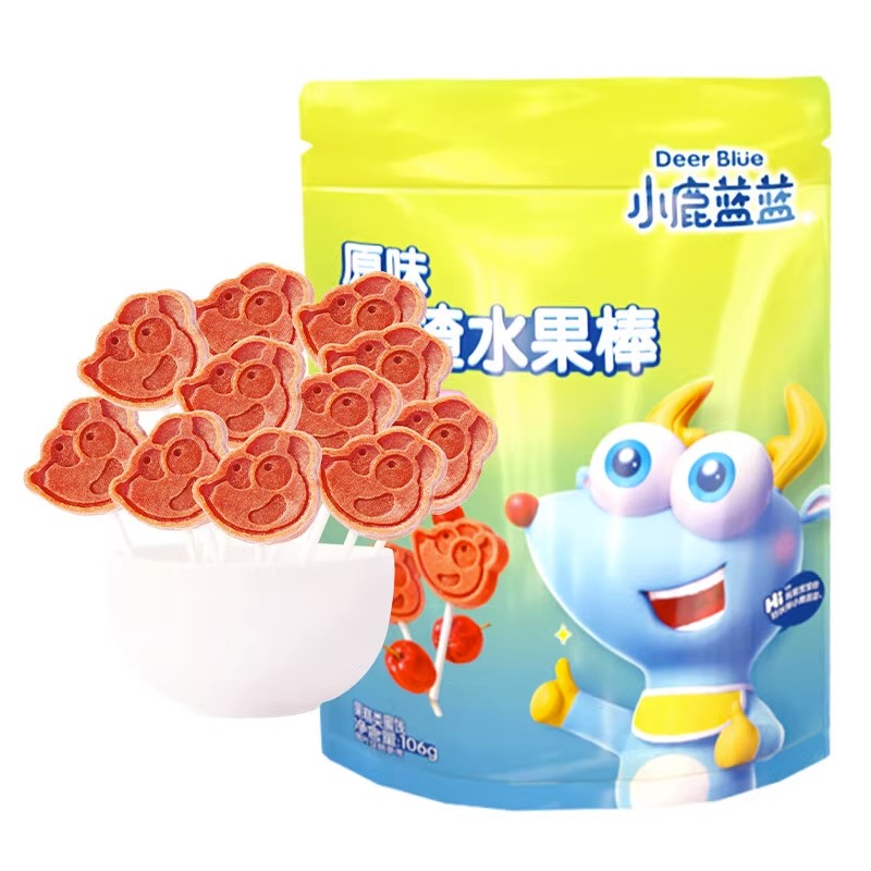 Little Deer Hawthorn Lollipop Children's Snack Baby Fruit Bars (Free Infant Additive-Free Recipes) Nutritional