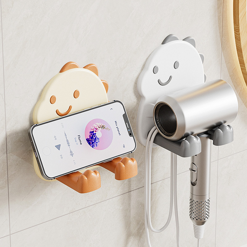 Держатель для фена настенный без отверстий для ванной